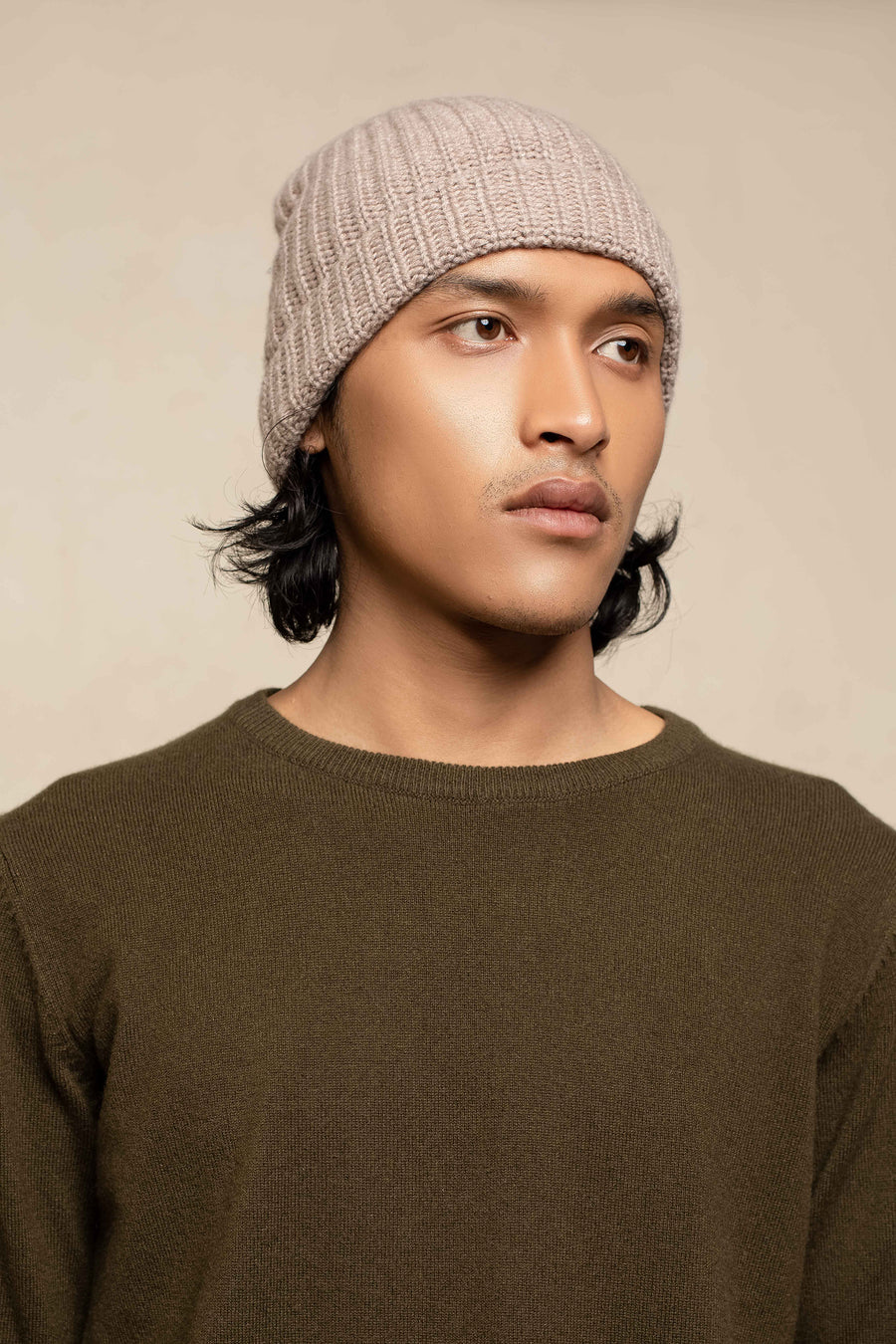 Cashmere Chunky Unisex Beanie | Tara Oriental – TARA