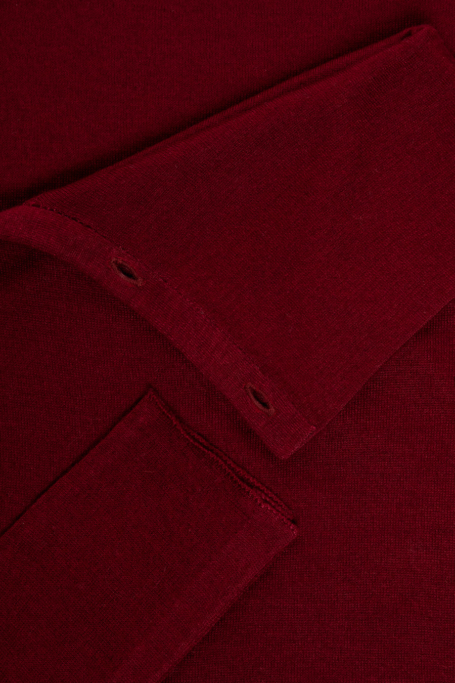 Wine Pearl Body Fitted Flap Turtle Neck Textured Top