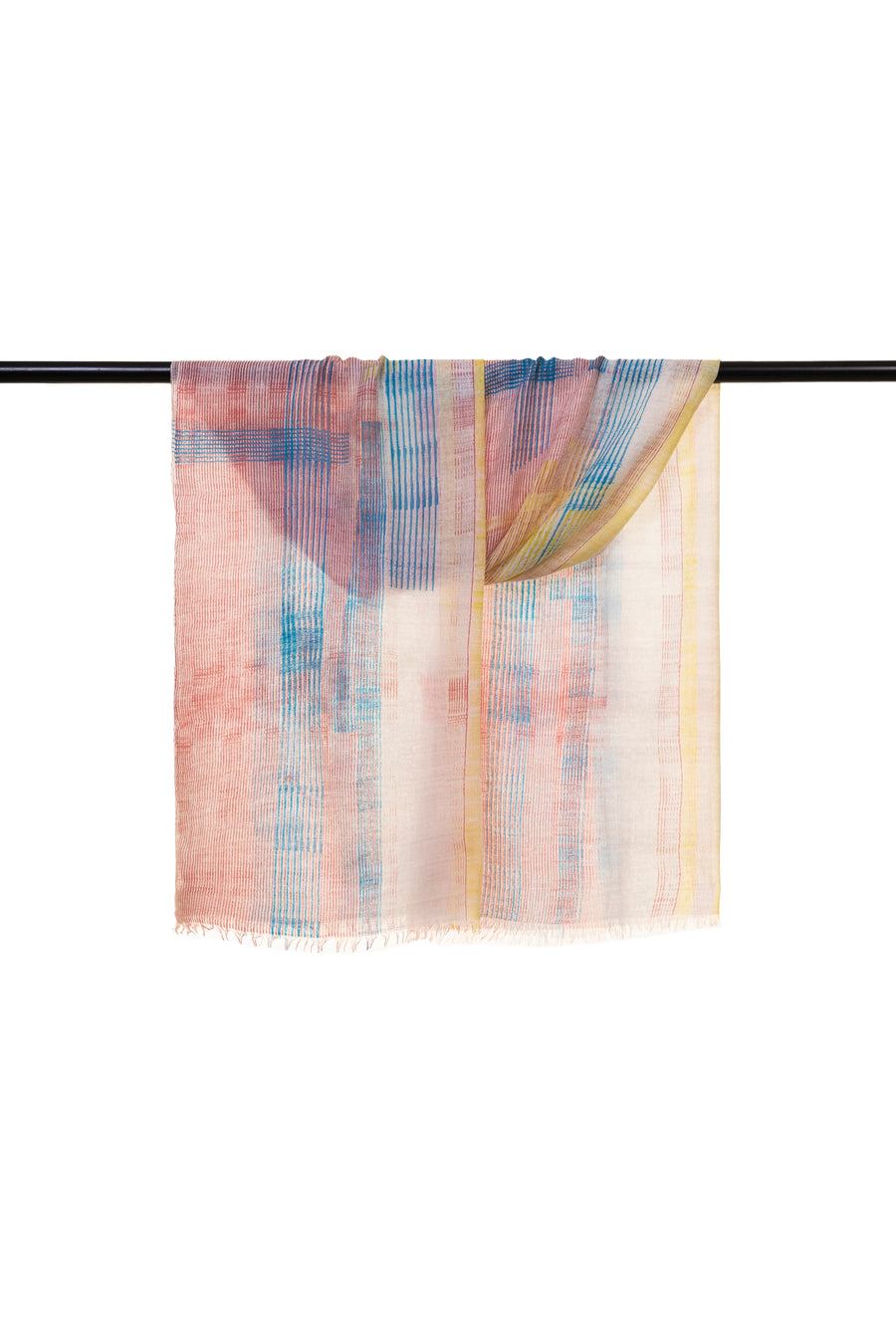 Printed Cashmere Wool Scarf