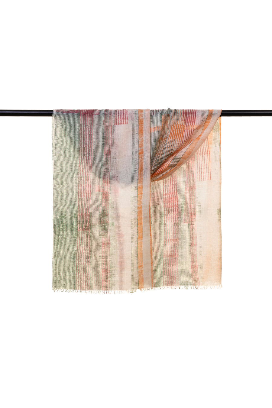 Printed Cashmere Wool Scarf