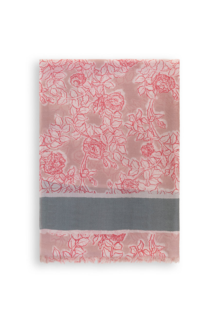 Floral Printed Baby Wool Scarf