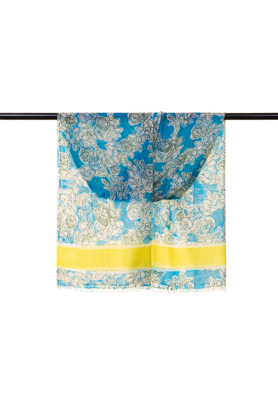 Floral Printed Baby Wool Scarf