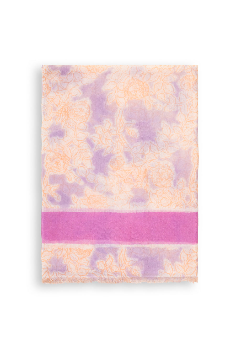 Floral Printed Baby Wool Scarf