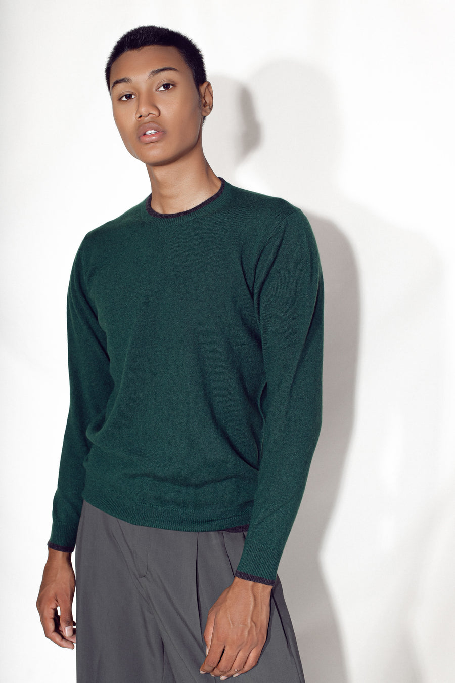 Premium Sustainable Men's Cashmere Sweater | Tara Oriental