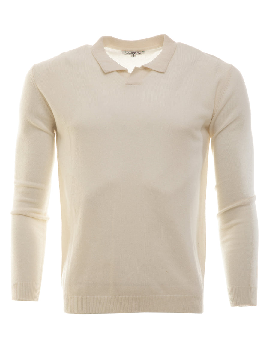 Mens Cashmere Polo