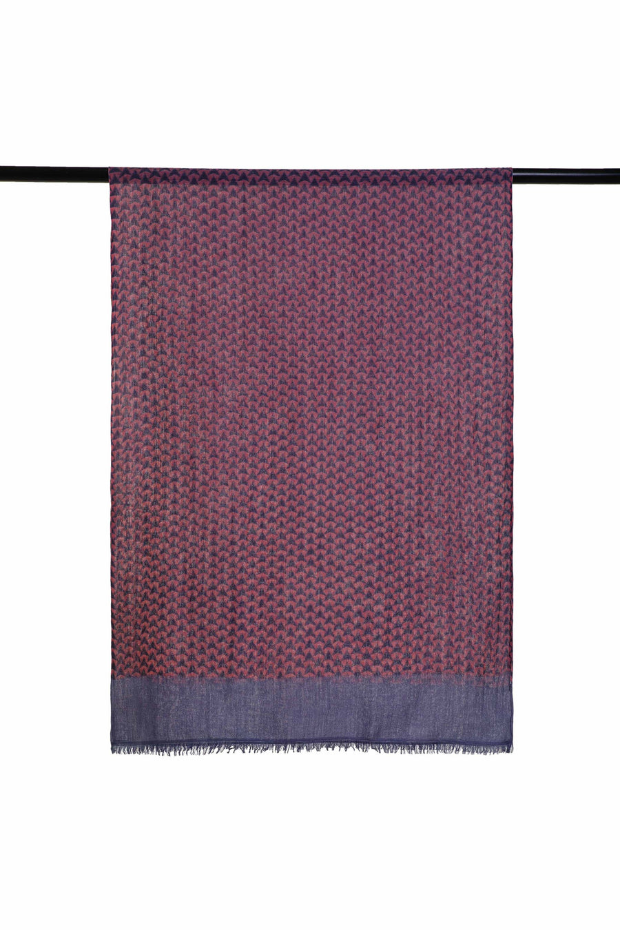 Block Printed Tile | Linen Scarf | Tara Oriental