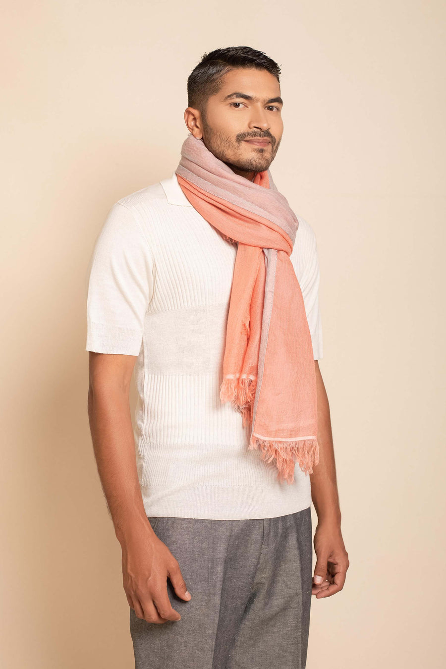 Double Layered Unisex Stole | Tara Oriental