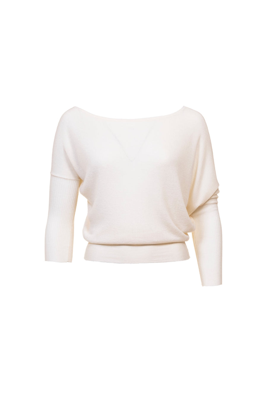 Women's Silk Wool Cashmere Esther Asymmetrical Top