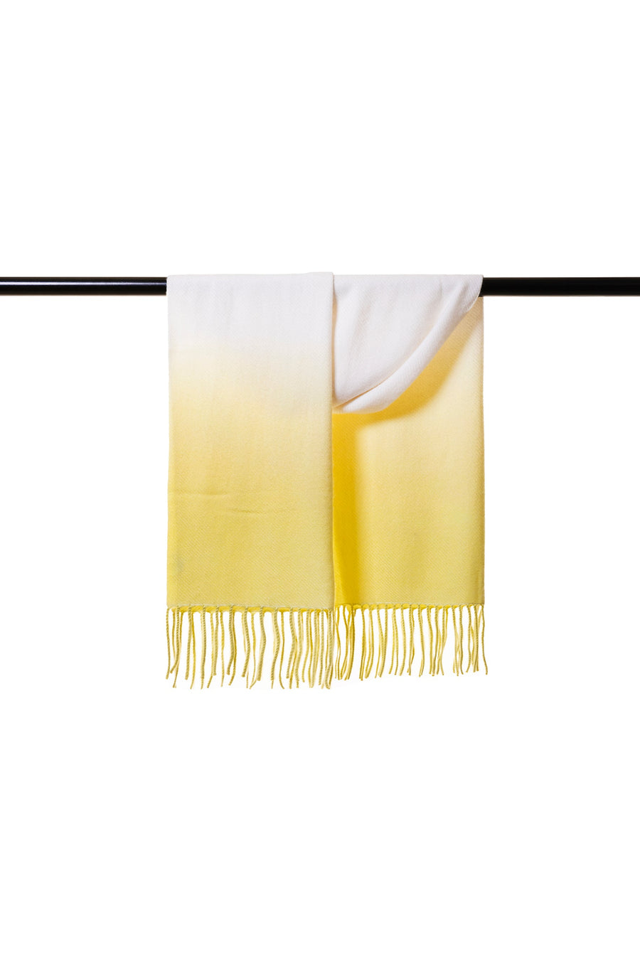 Fringed Ombre Cashmere Silk Scarf