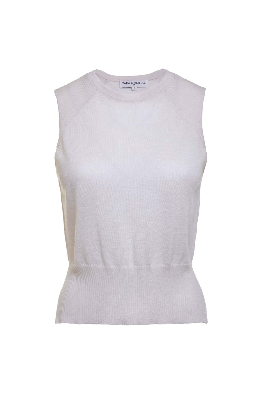 Women's Wool Cashmere Sleeveless Formal Top