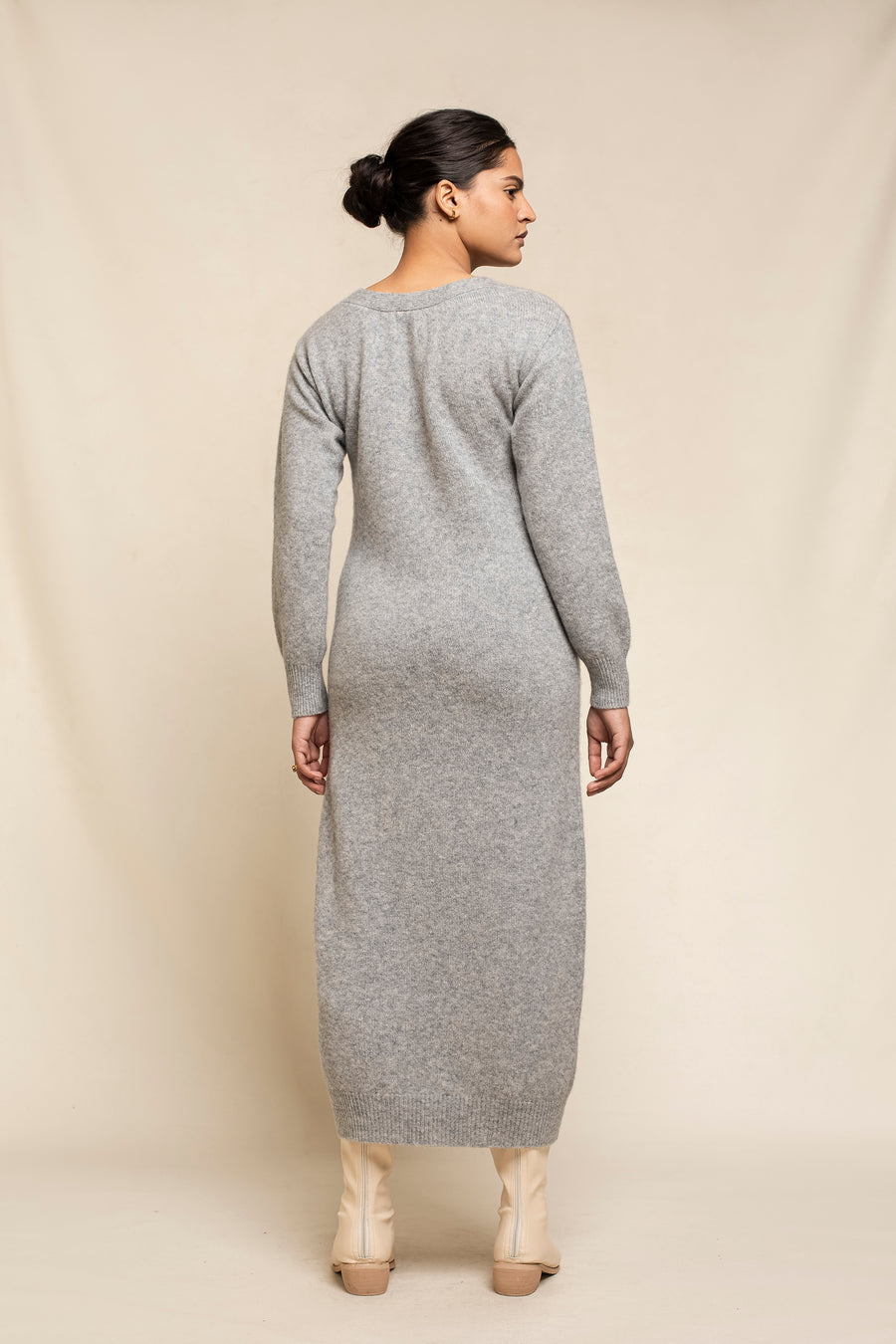 Women's Cashmere Silk Maxi Dress