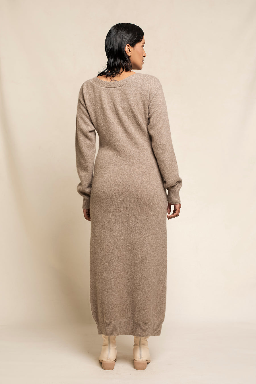 Women's Cashmere Silk Maxi Dress