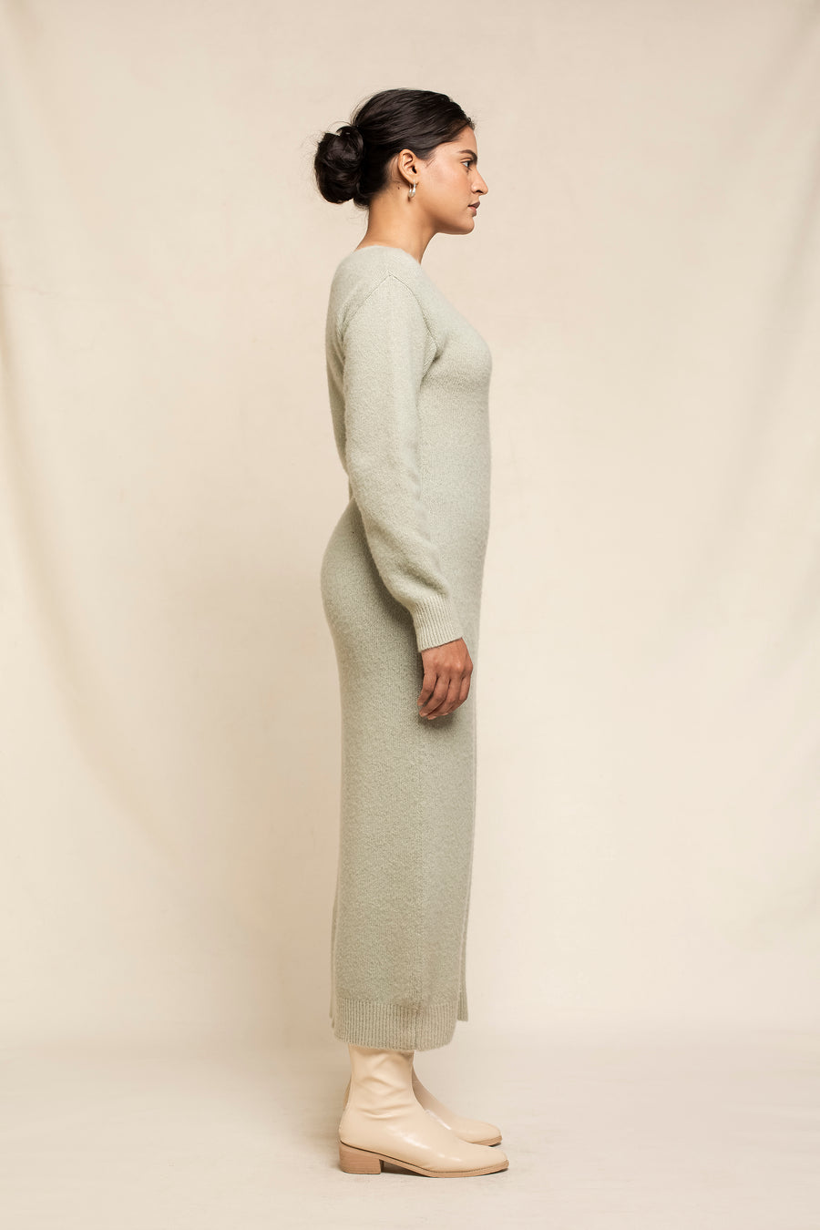 Women's Cashmere Silk Maxi Dress