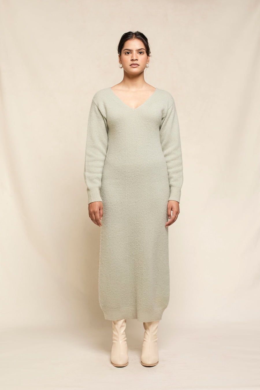 Women's Cashmere Silk Maxi Dress