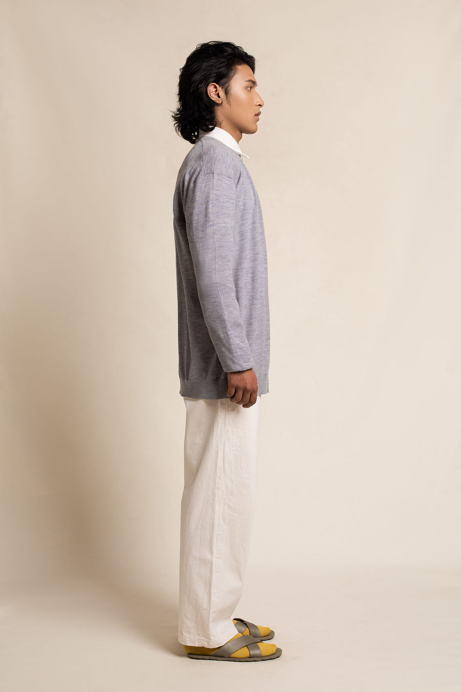 Men's Cashmere Basic Cardi