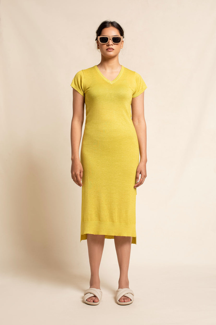 Women's Cashmere Linen Everyday Summer Dress