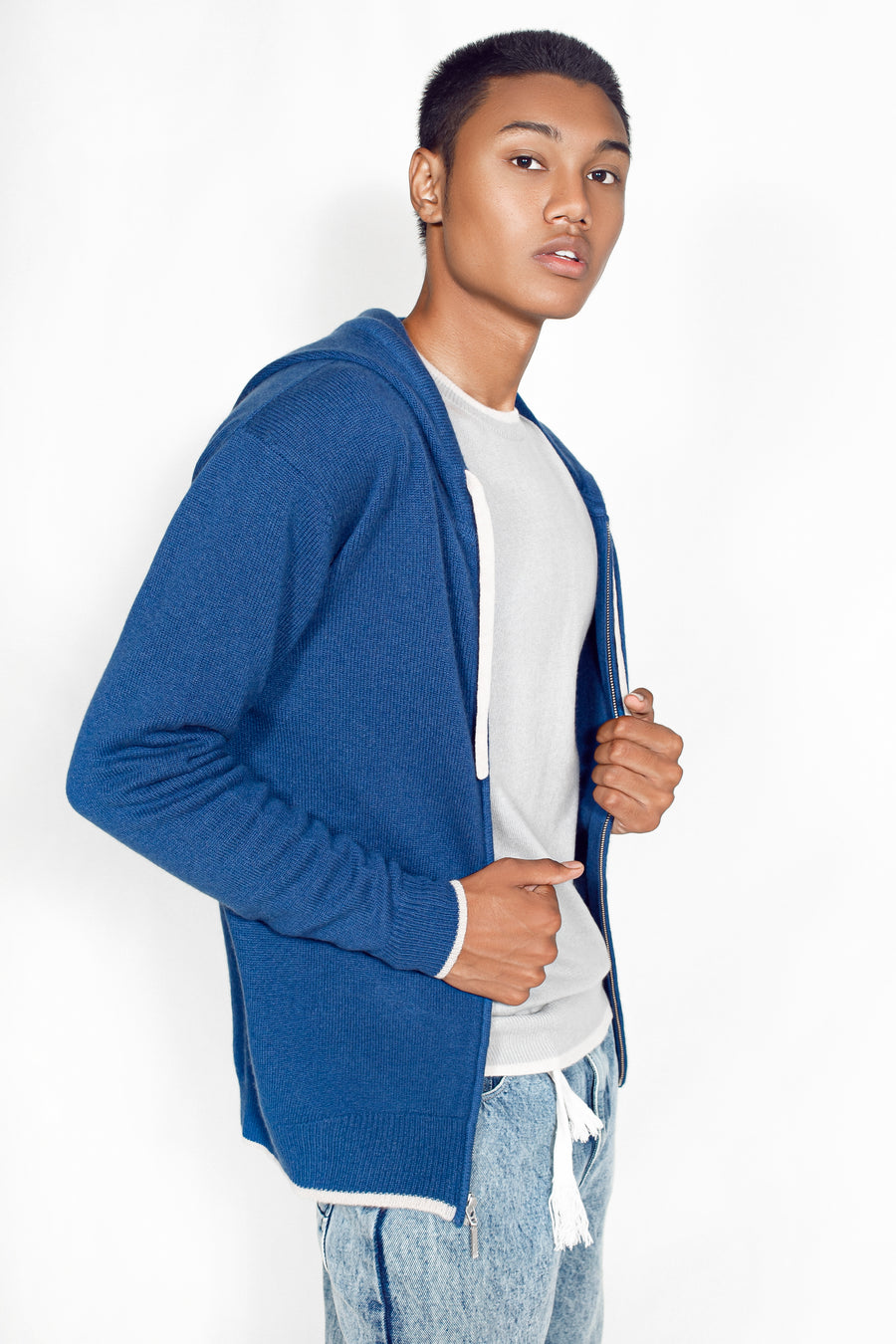 Sustainable Men's Cashmere Sweater | Premium Hoody