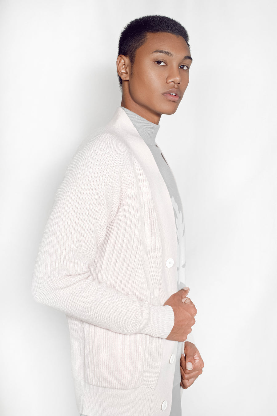 CARDY Sustainable Men's Cashmere Cardigan | Made in Nepal