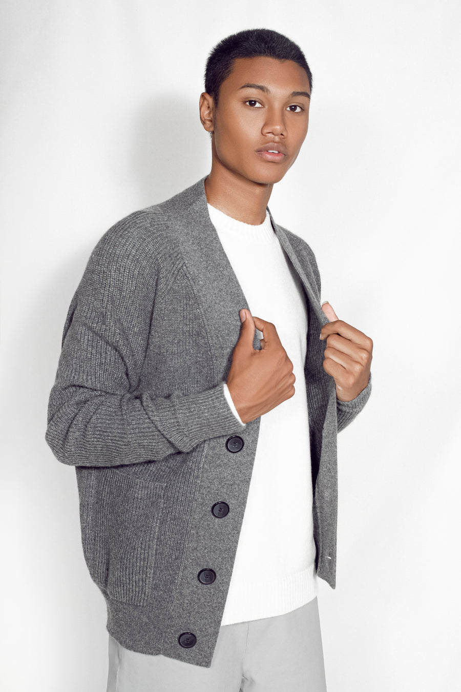 Casual Cardigan  Men's Cashmere Cardigan | Tara Oriental