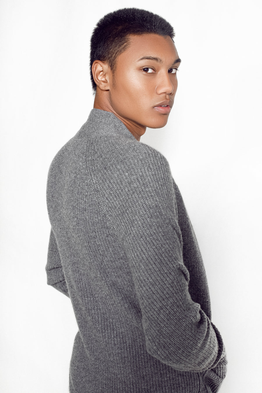 Sustainable Men's Cashmere Sweater | Tara Oriental