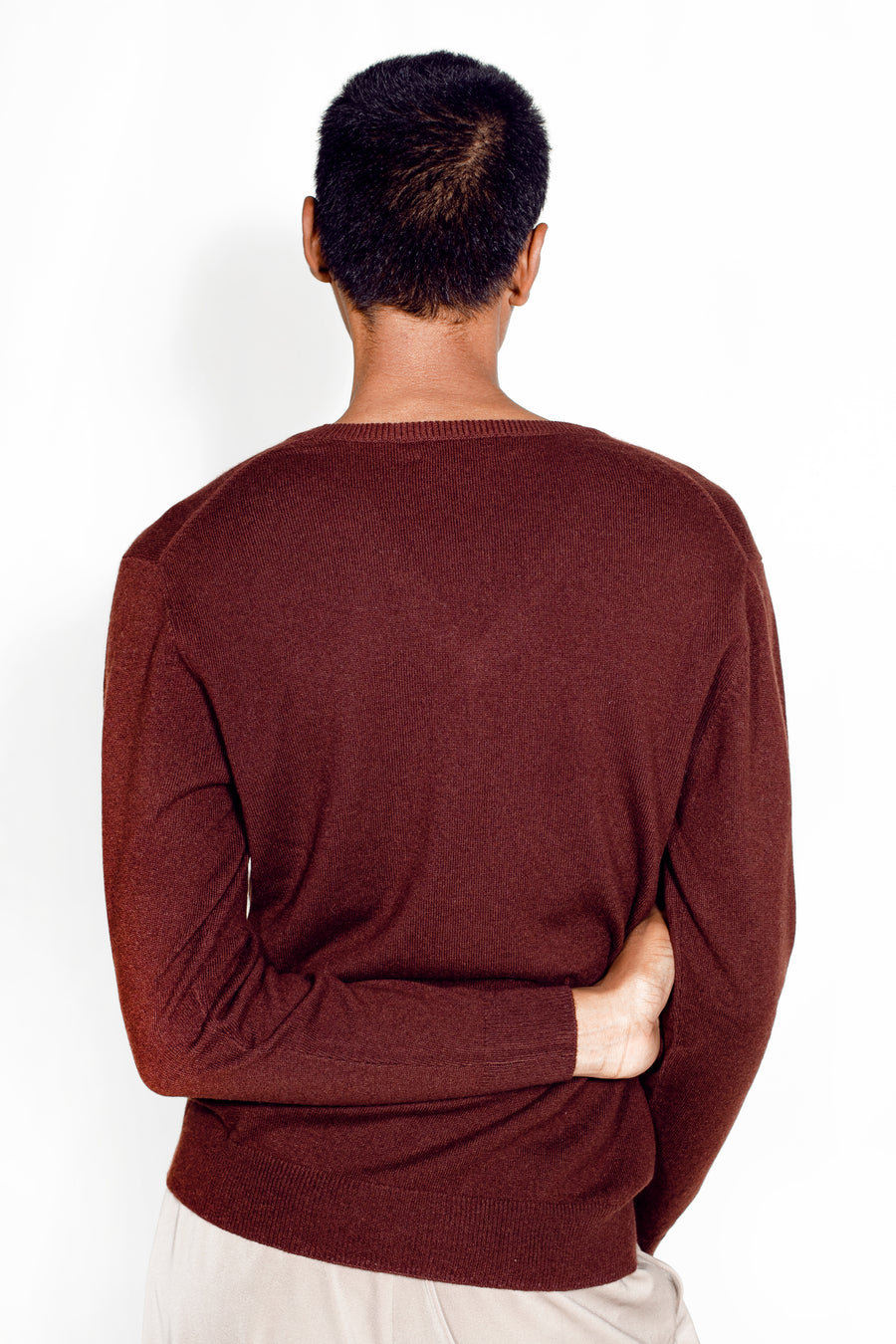 Sustainable Men's Cashmere Sweater Hoodie | Tara Oriental