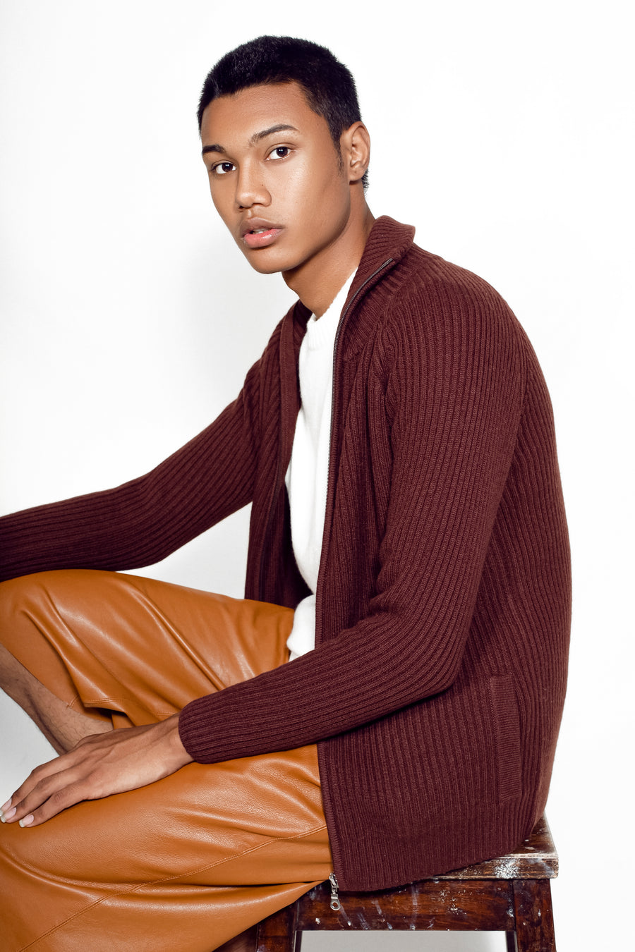 Sustainable Men's Cashmere Wool Sweater | Tara Oriental