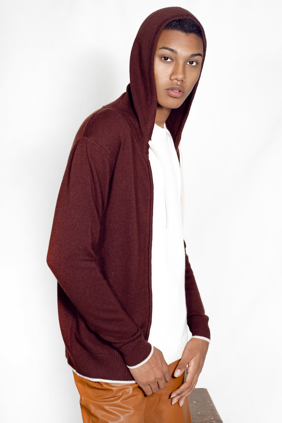 Sustainable Men's Cashmere Sweater | Premium Hoody