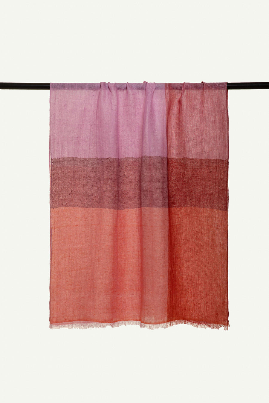 Texture Semi Plain Linen Scarf