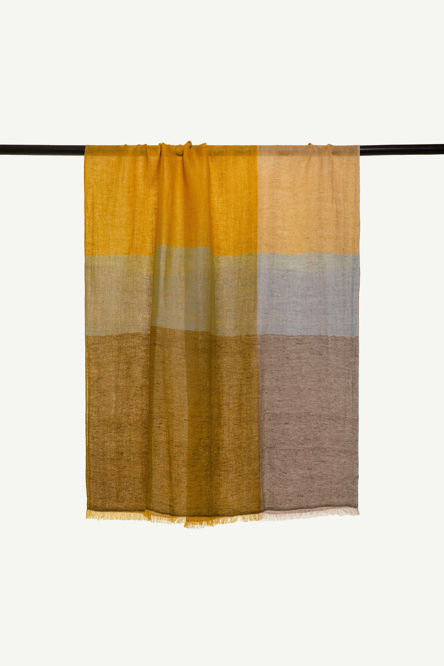 Texture Semi Plain Linen Scarf