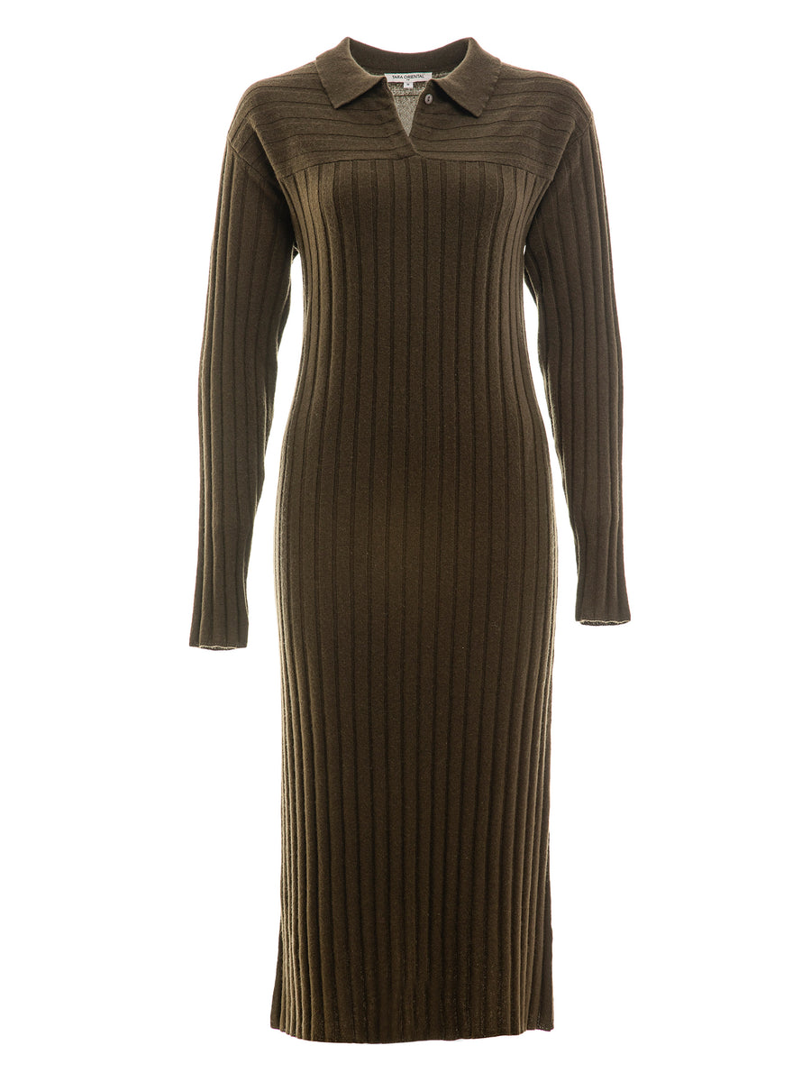 Women's Cashmere Midi Dress