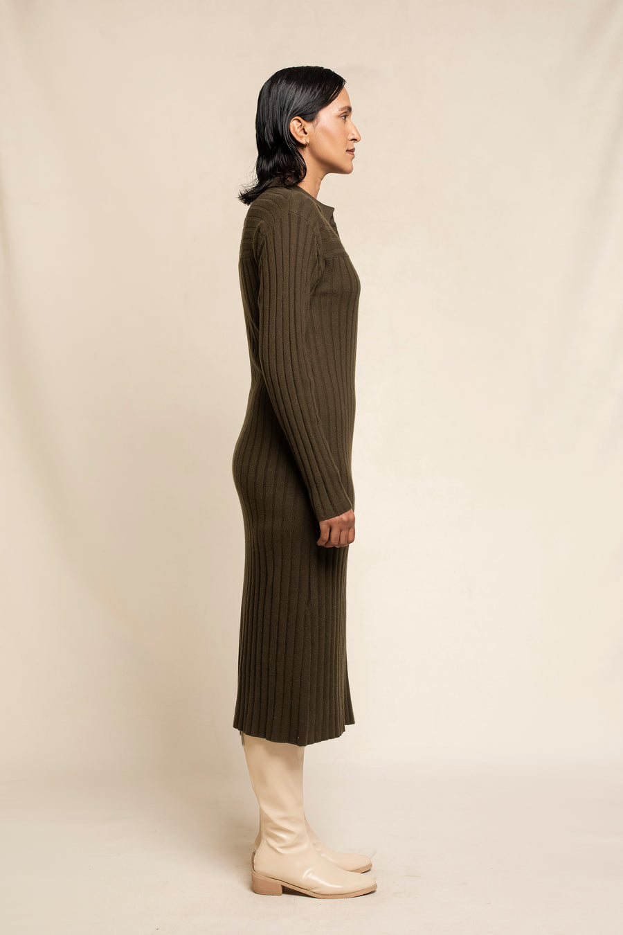 Women's Cashmere Midi Dress