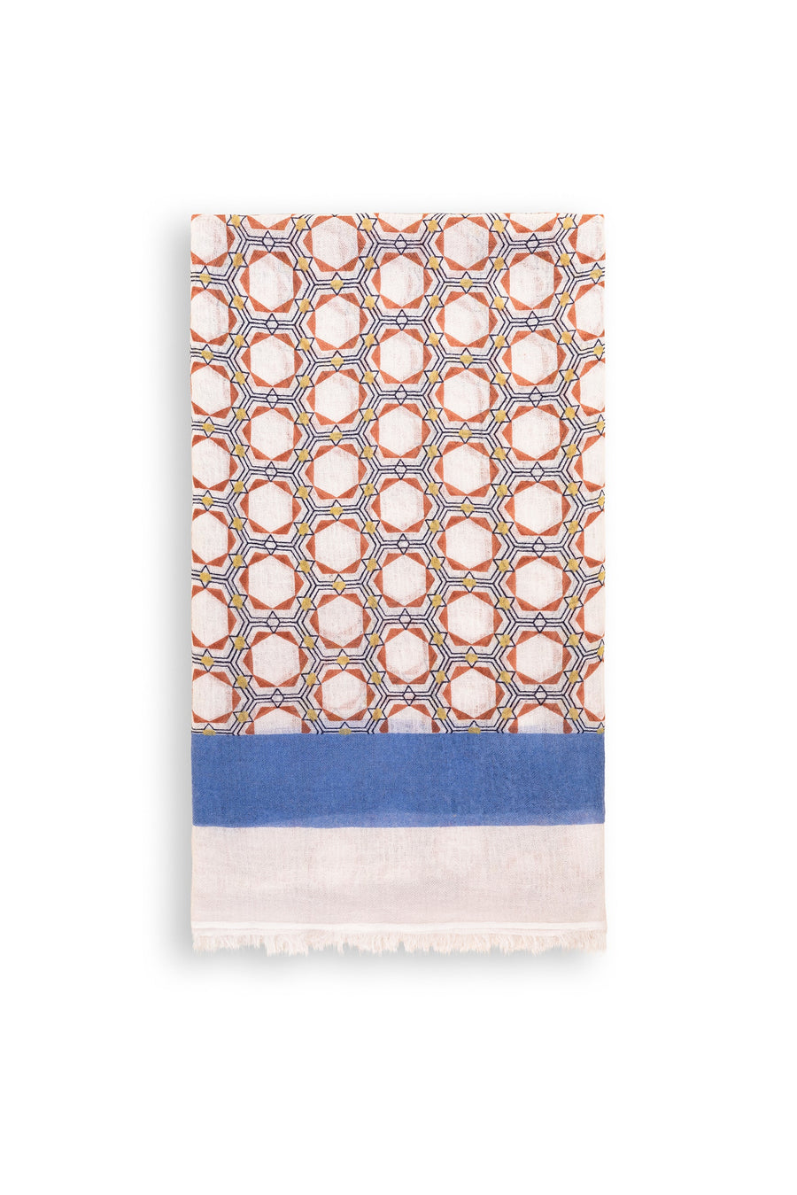 Printed Nepali Geo Baby Wool Scarf