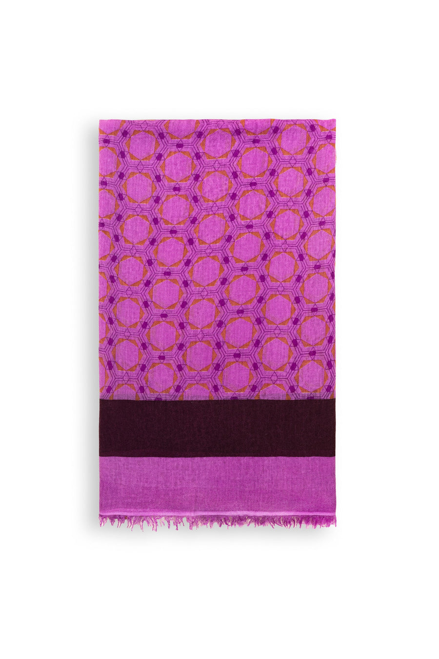 Printed Nepali Geo Baby Wool Scarf