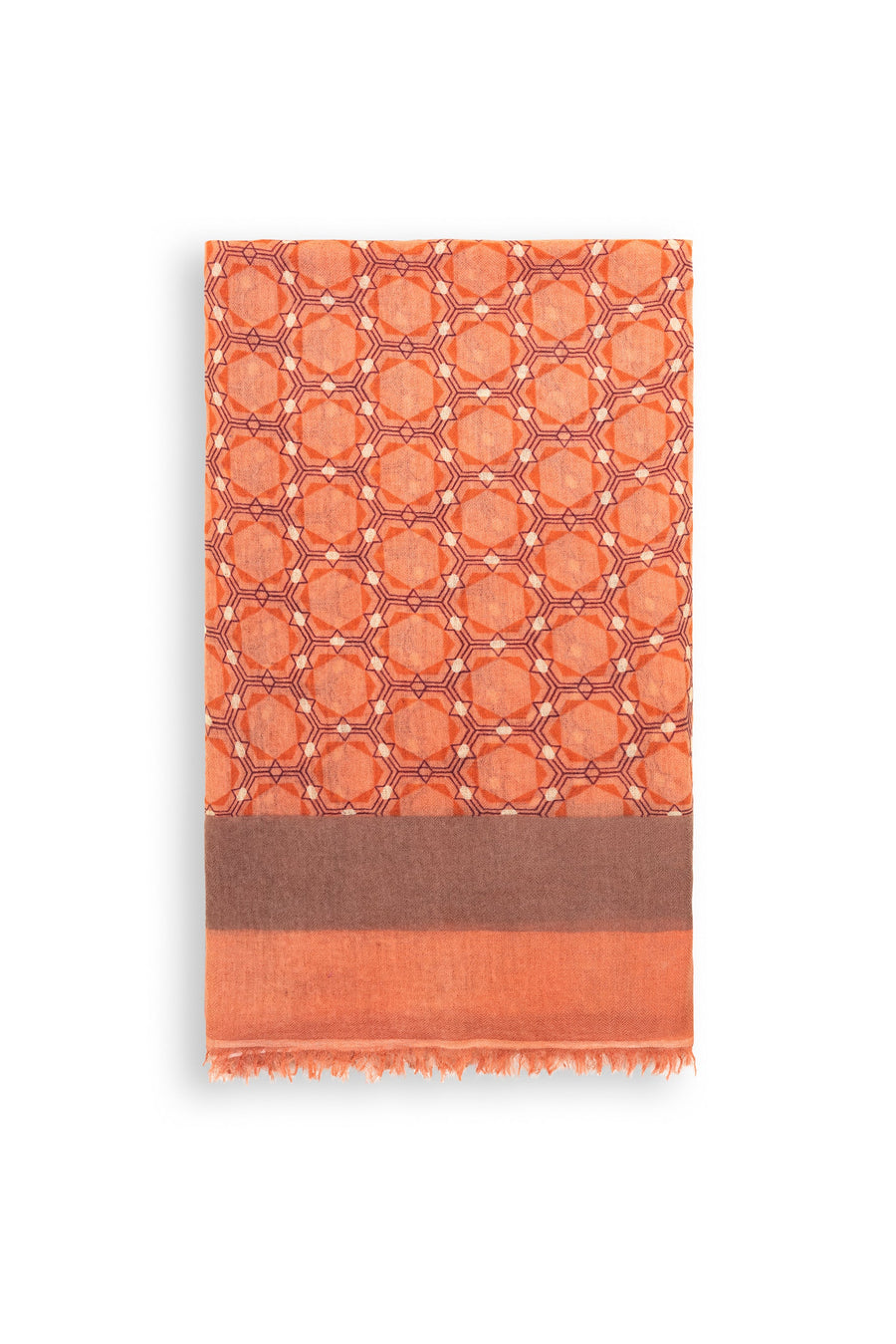 Printed Nepali Geo Baby Wool Scarf