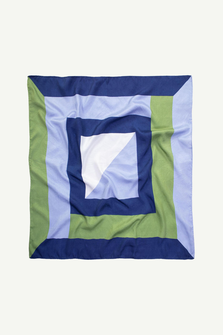 Simple Geo Silk Scarf