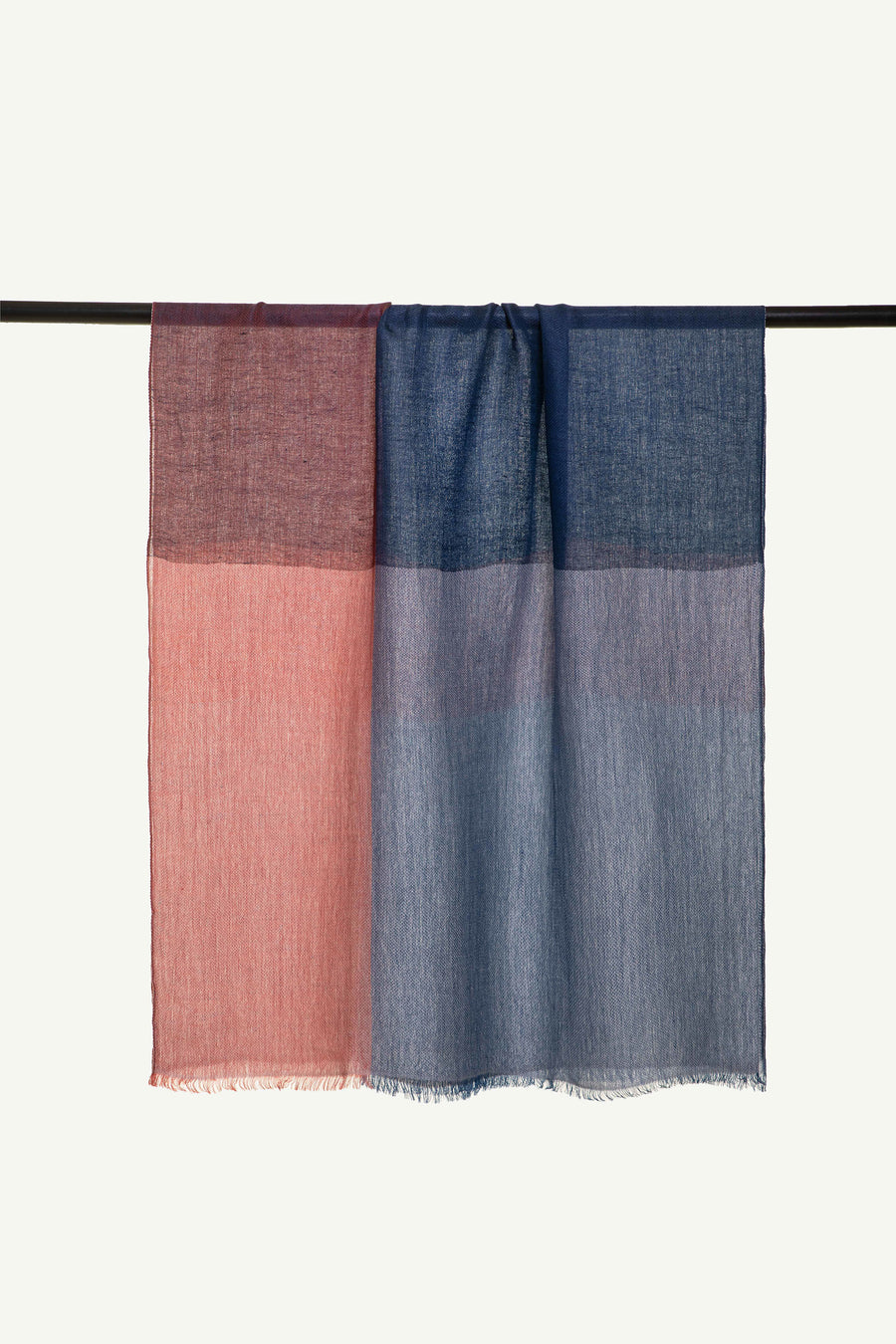 Texture Semi Plain Linen Scarf