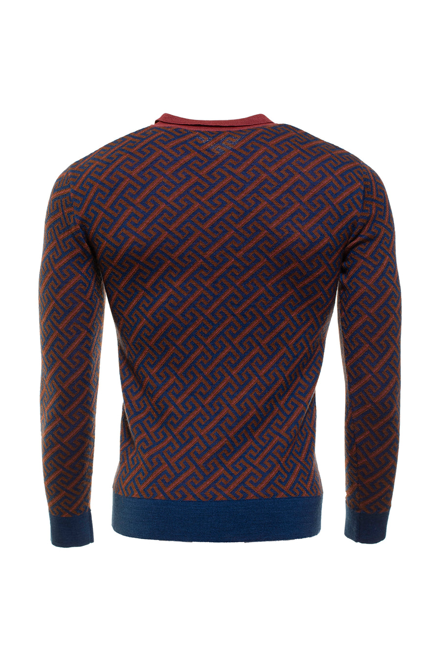 Men's Cashmere Graphic Polo